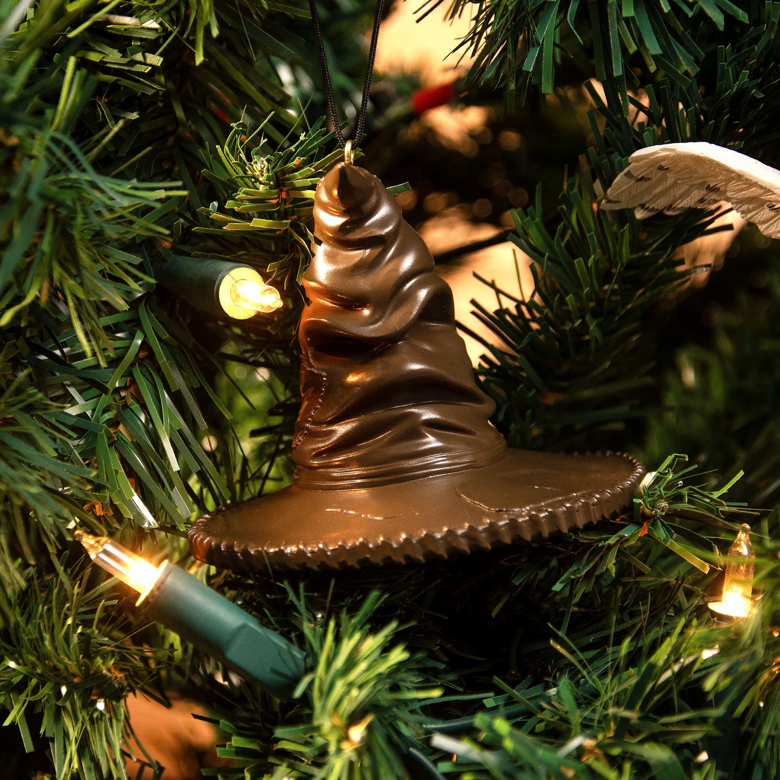 Produktbild Sprechender Hut Weihnachtsbaum-Schmuck - Harry Potter