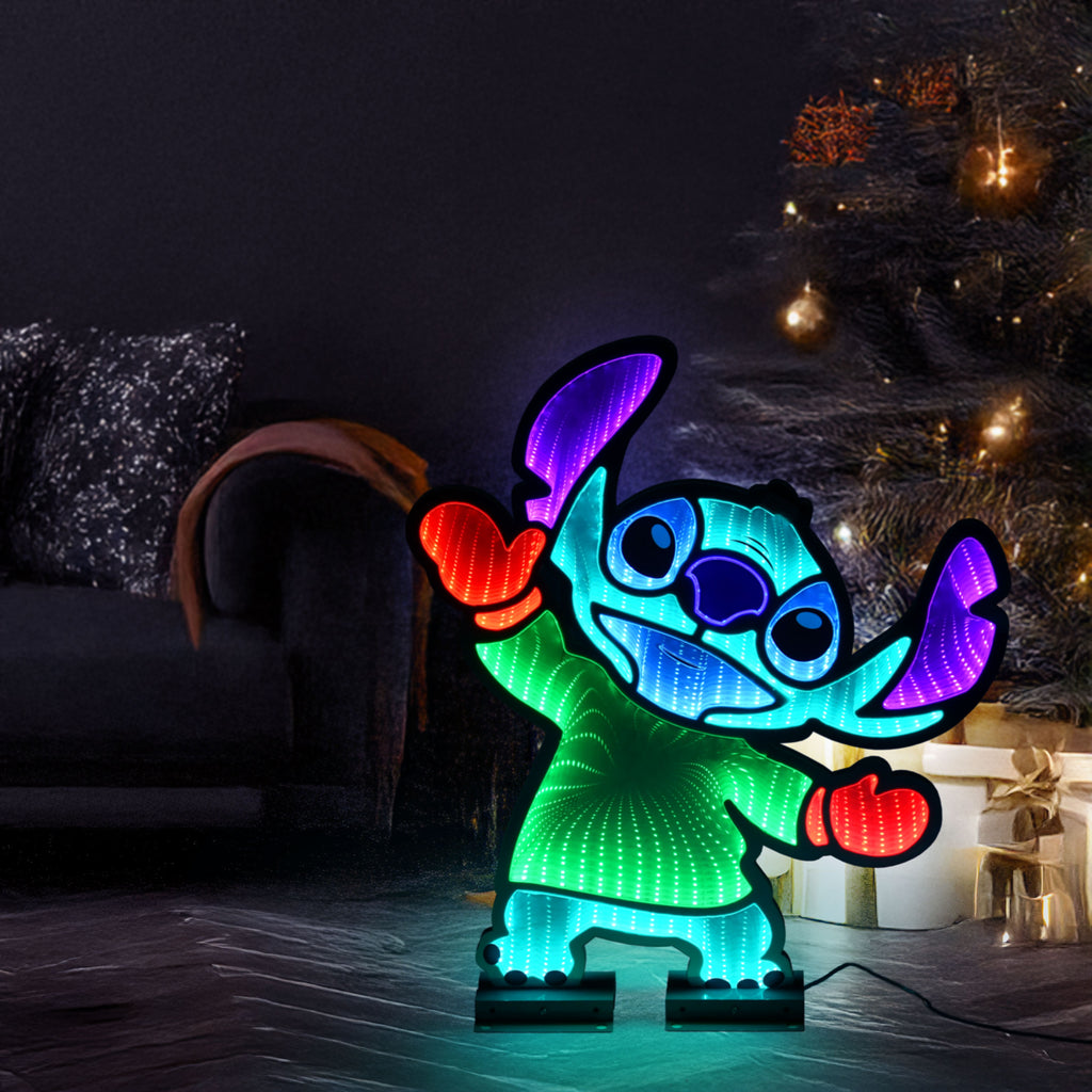 Produktbild Dancing Stitch Acryl LED Lampe - Lilo & Stitch
