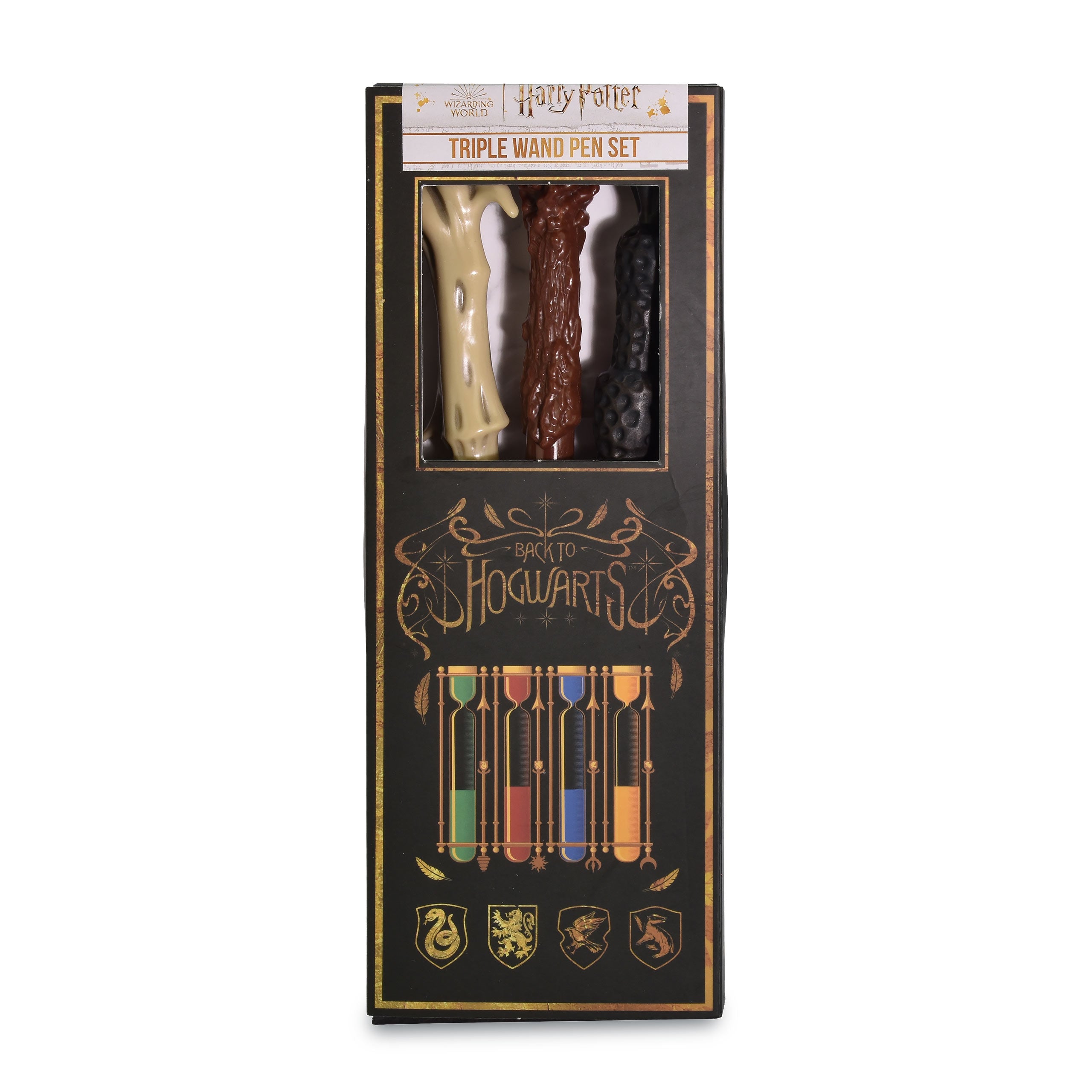 Produktbild Harry Potter - Hogwarts Zauberstab Stifte 3er Set
