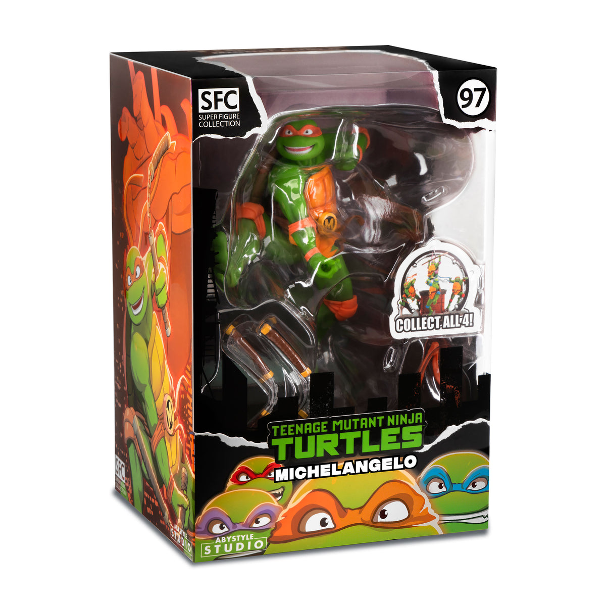 Produktbild Teenage Mutant Ninja Turtles - Michelangelo SFC Figur