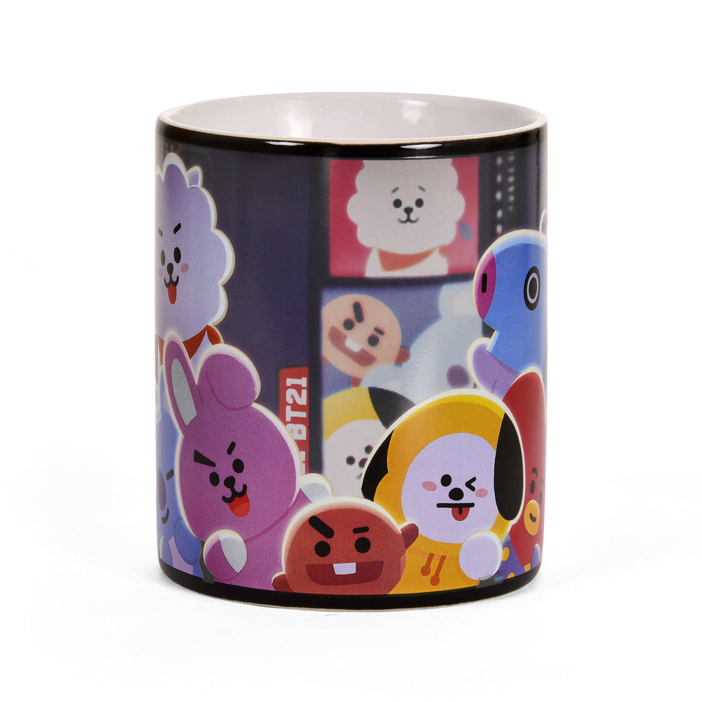 Produktbild BT21 Times Square Thermoeffekt Tasse - Line Friends