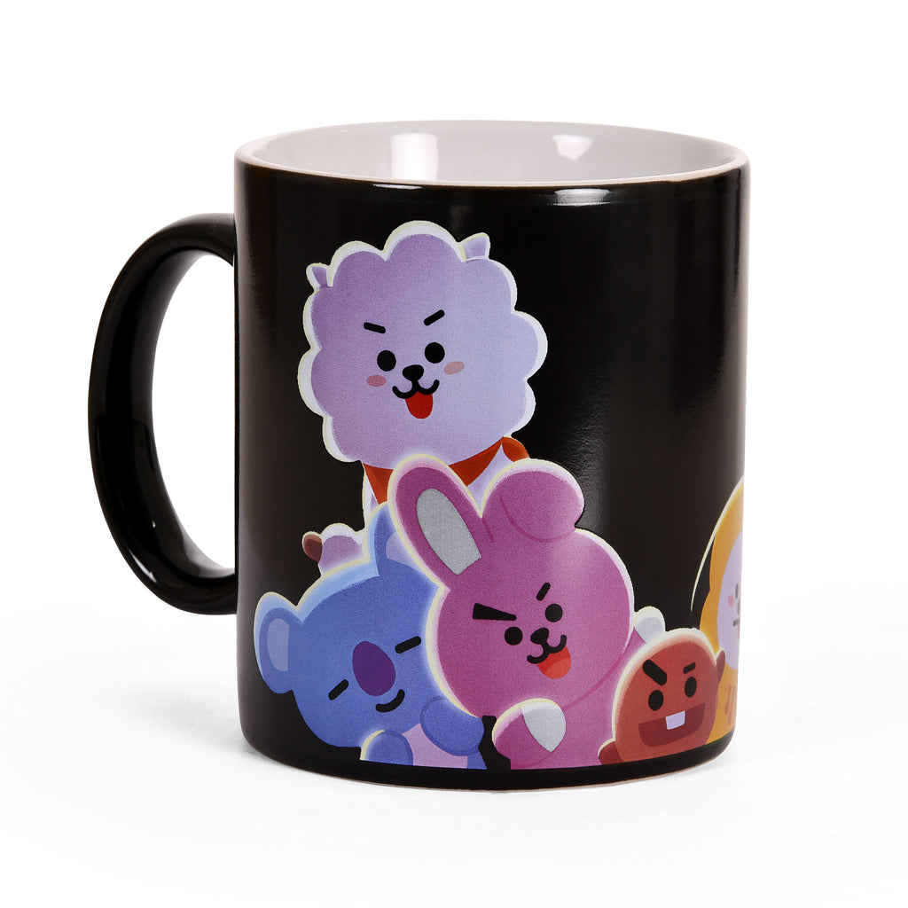 Produktbild BT21 Times Square Thermoeffekt Tasse - Line Friends