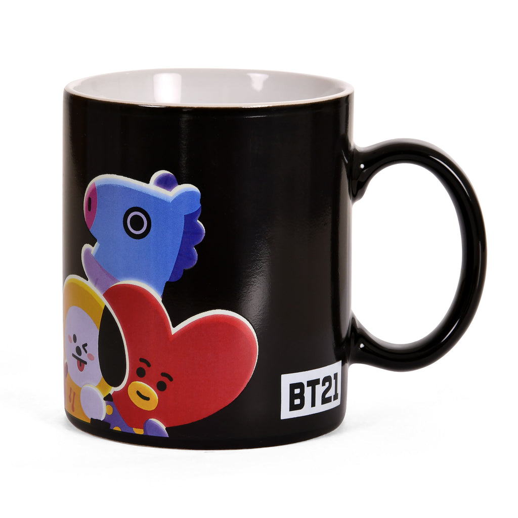 Produktbild BT21 Times Square Thermoeffekt Tasse - Line Friends