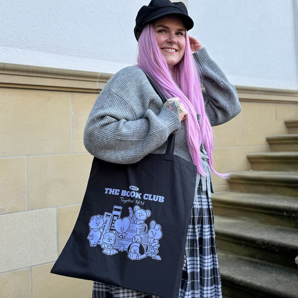 Produktbild BT21 - Buchclub Jutebeutel
