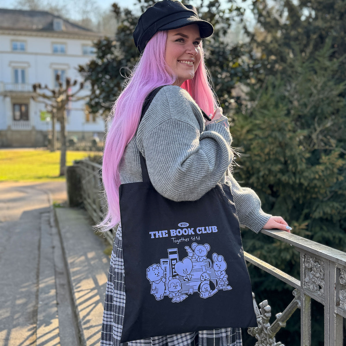 Produktbild BT21 - Buchclub Jutebeutel