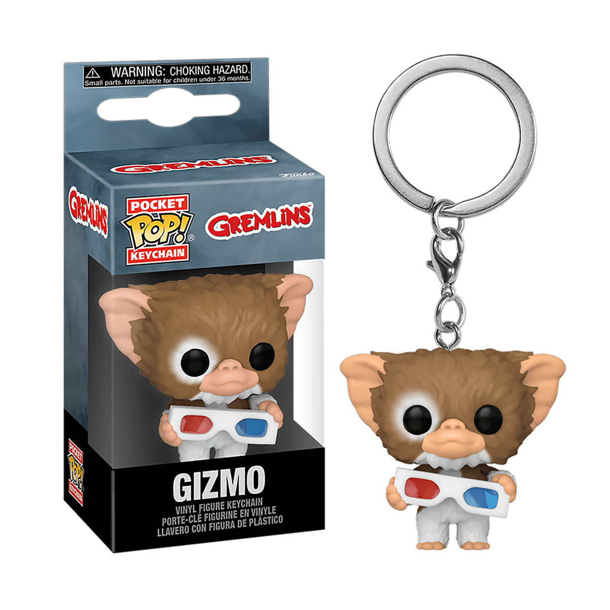 Produktbild Gremlins - Gizmo mit 3D Brille Funko Pop Schlüsselanhänger