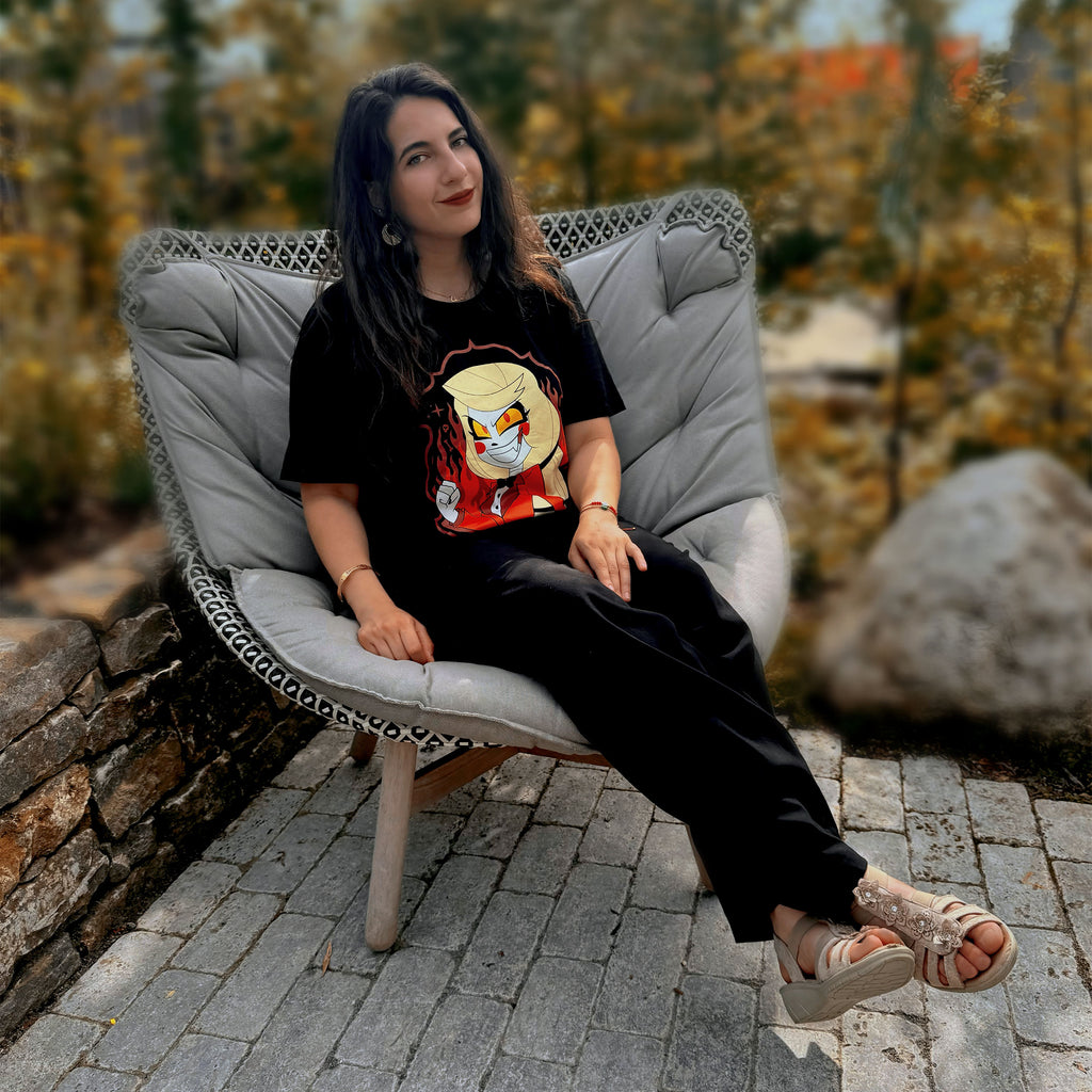 Produktbild Charlie Morningstar T-Shirt für Hazbin Hotel Fans
