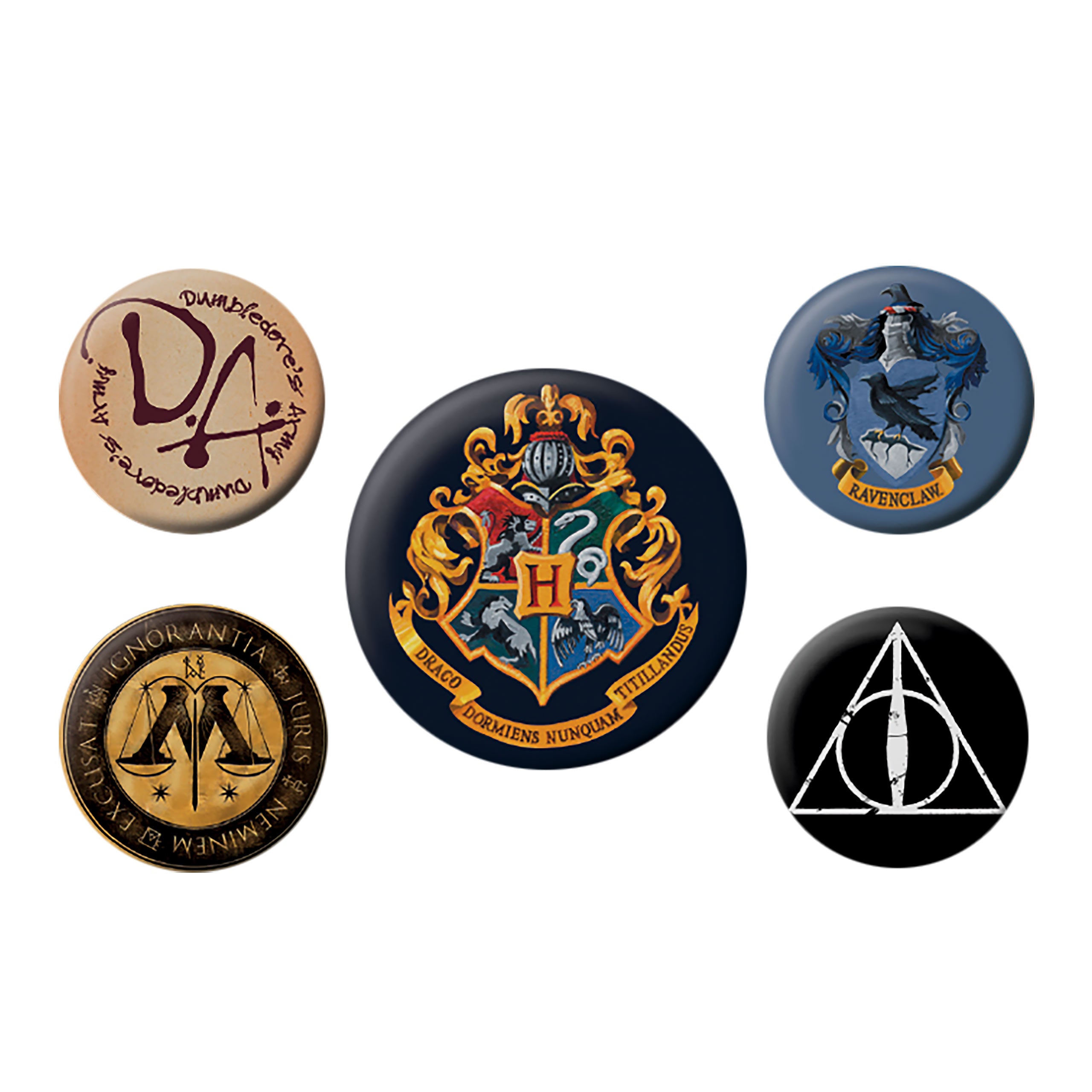 Produktbild Harry Potter - Symbols Button 5er Set