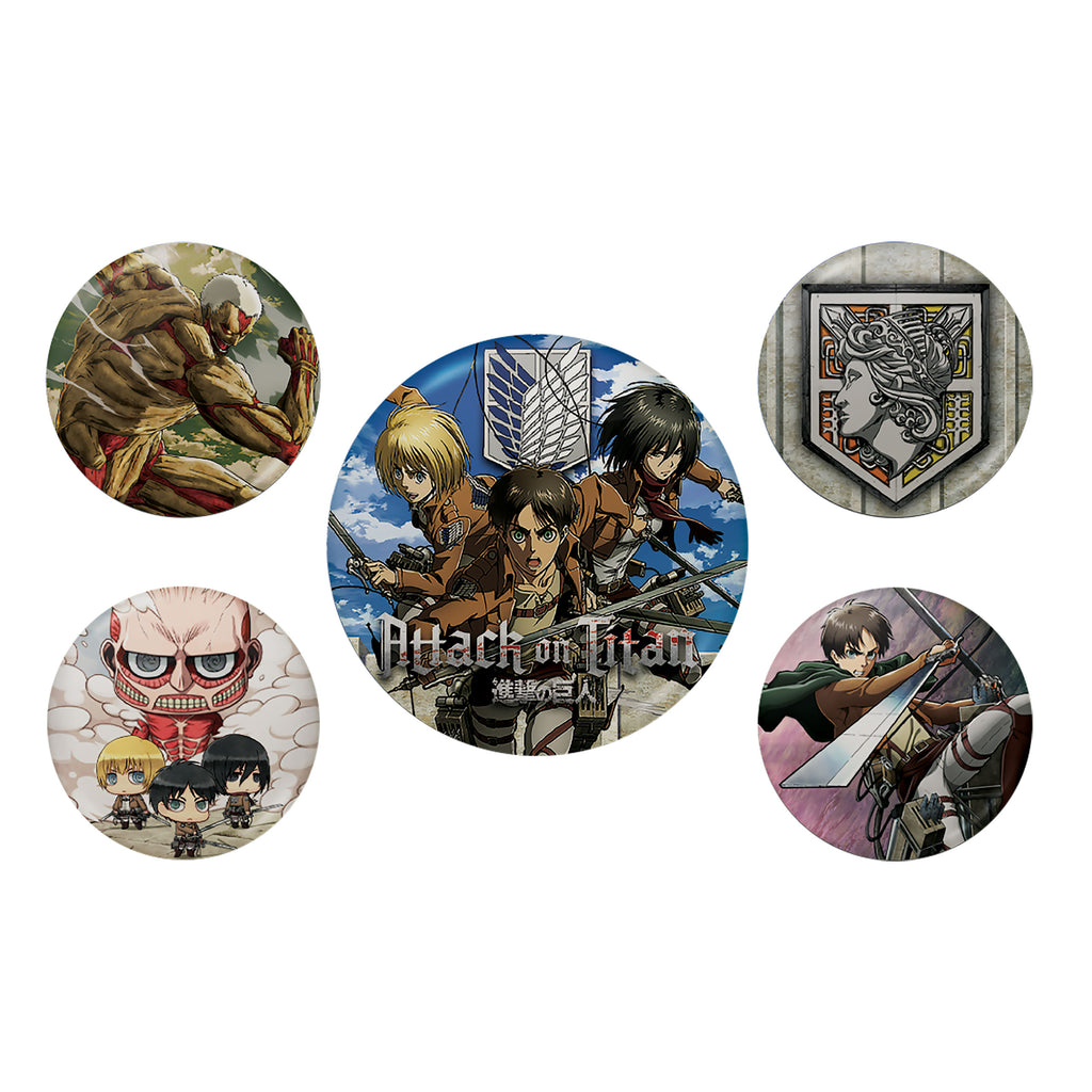 Attack on Titan - Season 3 Button 5er Set