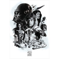 Produktbild Star Wars - 40th Anniversary Montage Maxi Poster