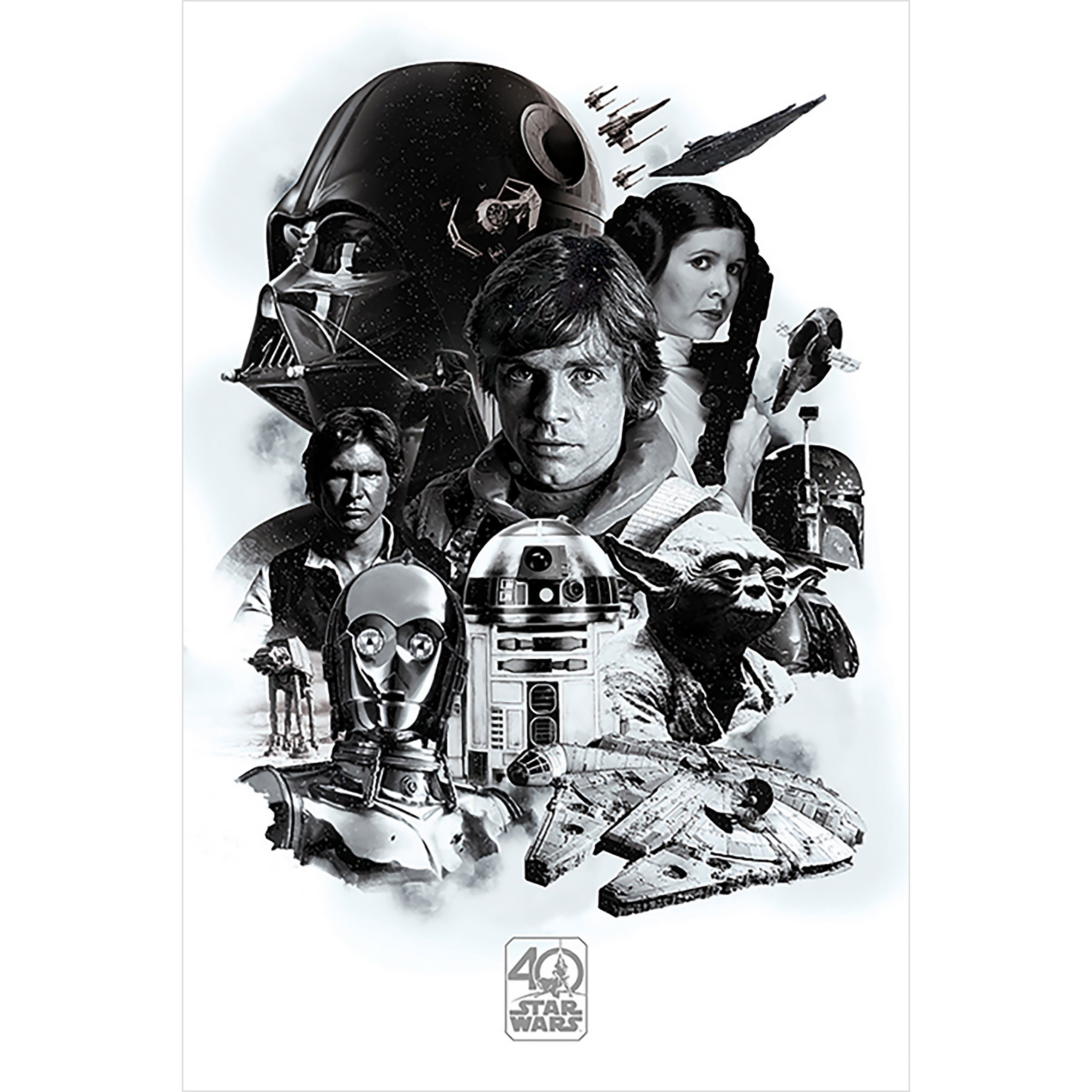 Produktbild Star Wars - 40th Anniversary Montage Maxi Poster