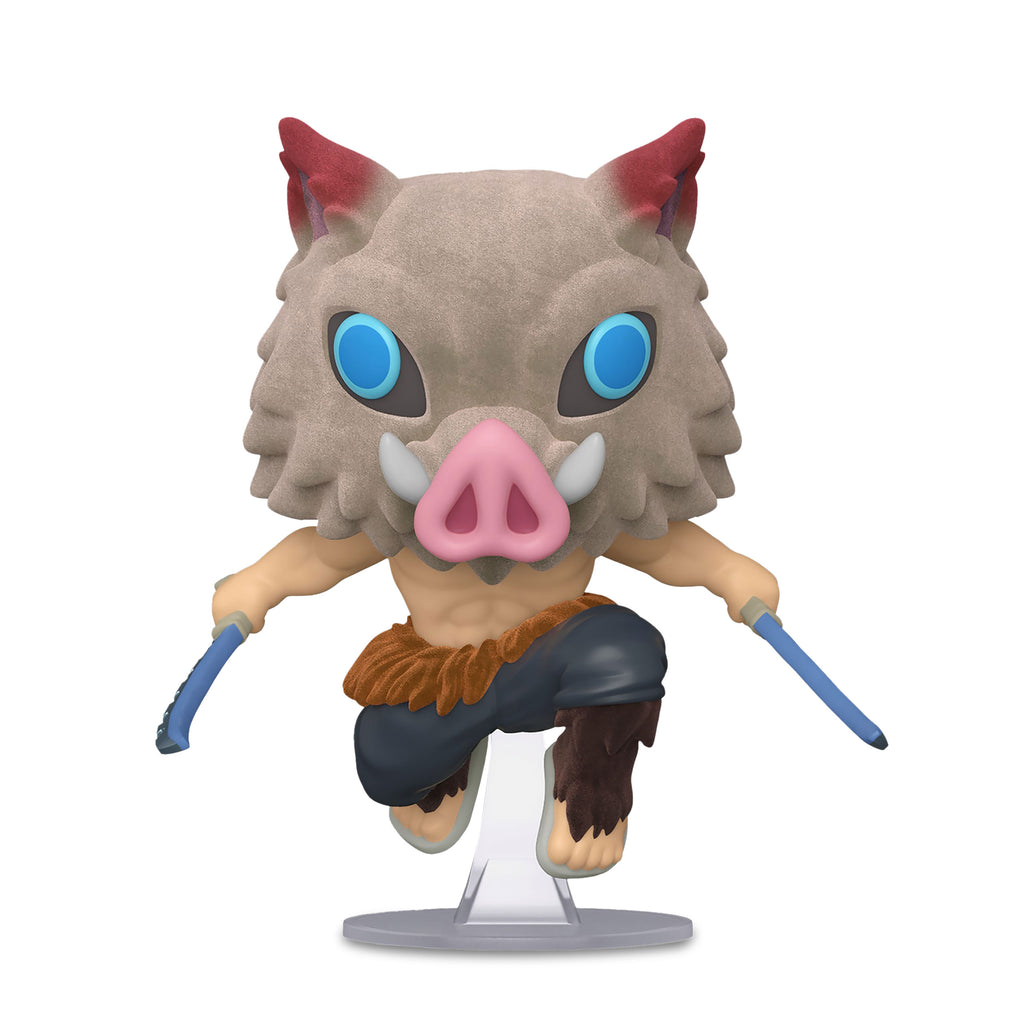 Produktbild Demon Slayer - Inosuke Hashibira beflockt Funko Pop Figur