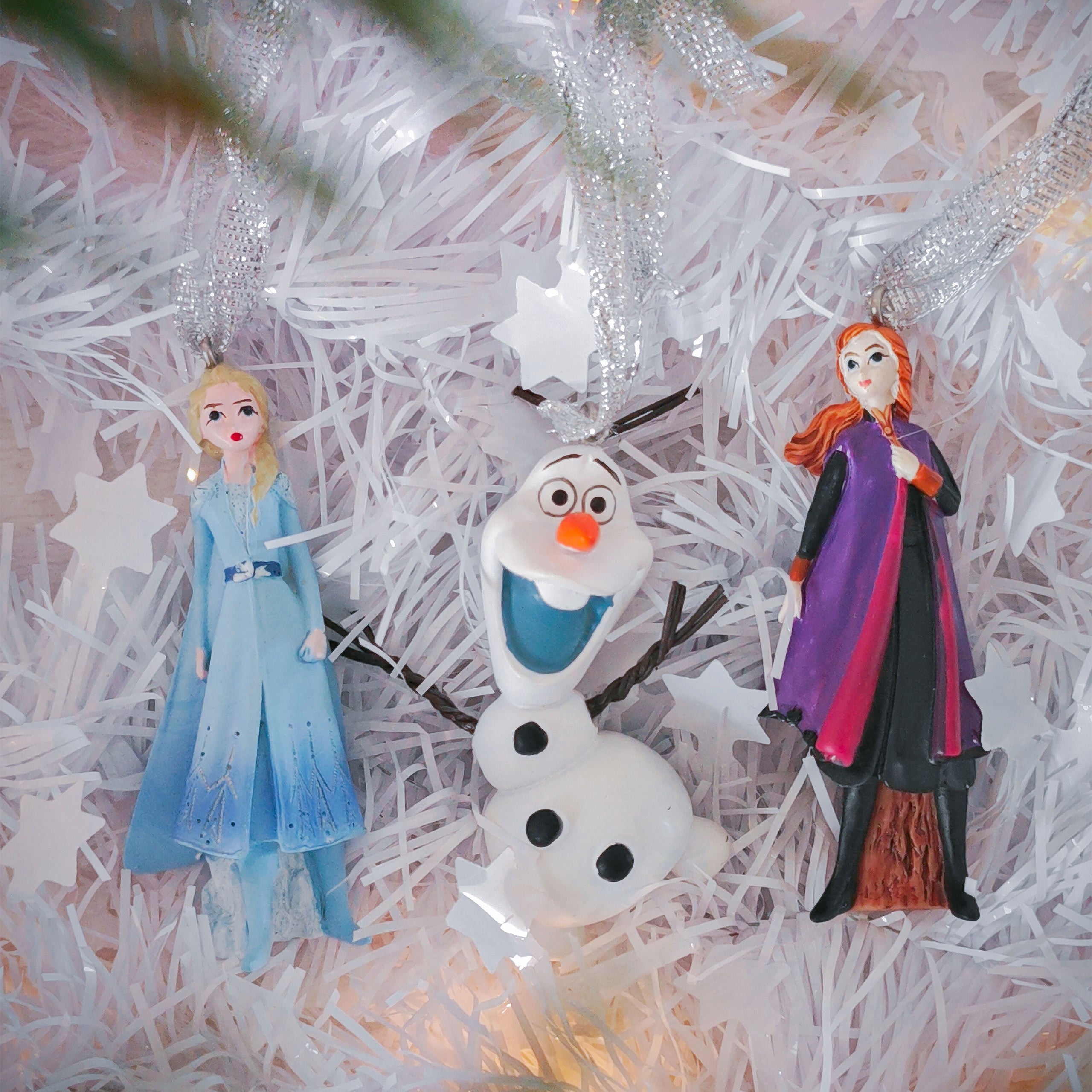 Produktbild Frozen - Characters Weihnachtsbaum-Schmuck 3er Set