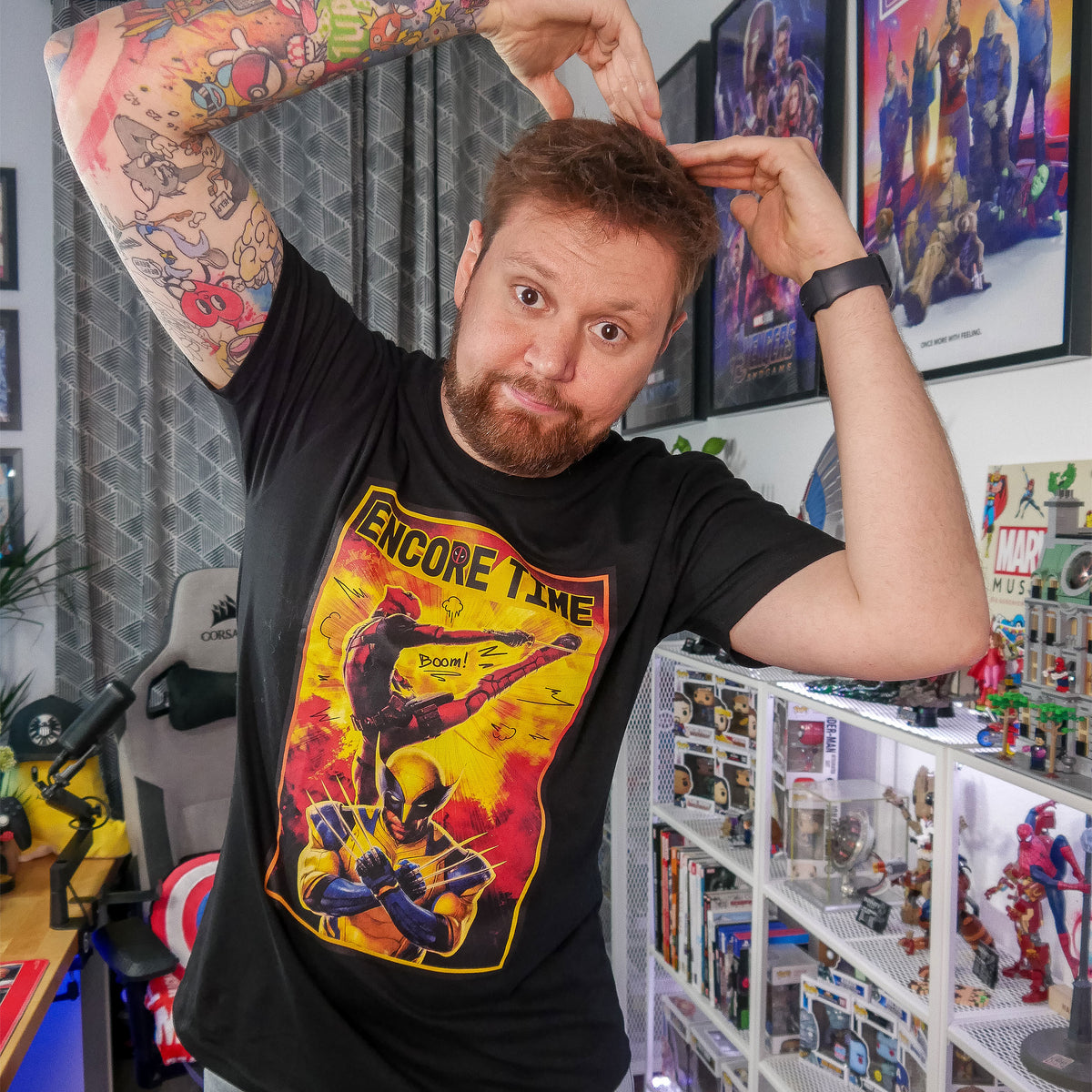 Produktbild Deadpool and Wolverine - Encore Time T-Shirt schwarz