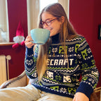 Produktbild Minecraft - Pattern Strickpullover blau