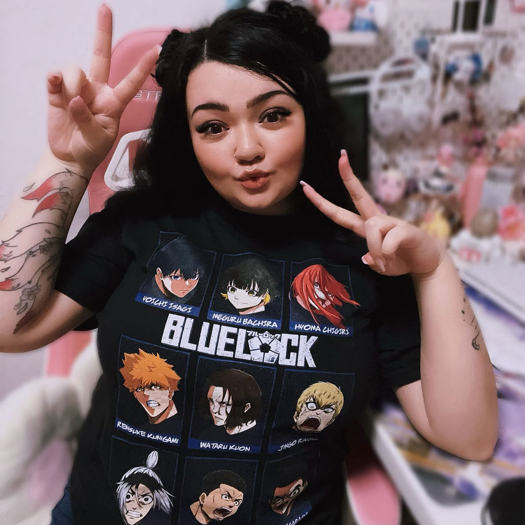 Blue Lock - Characters T-Shirt schwarz