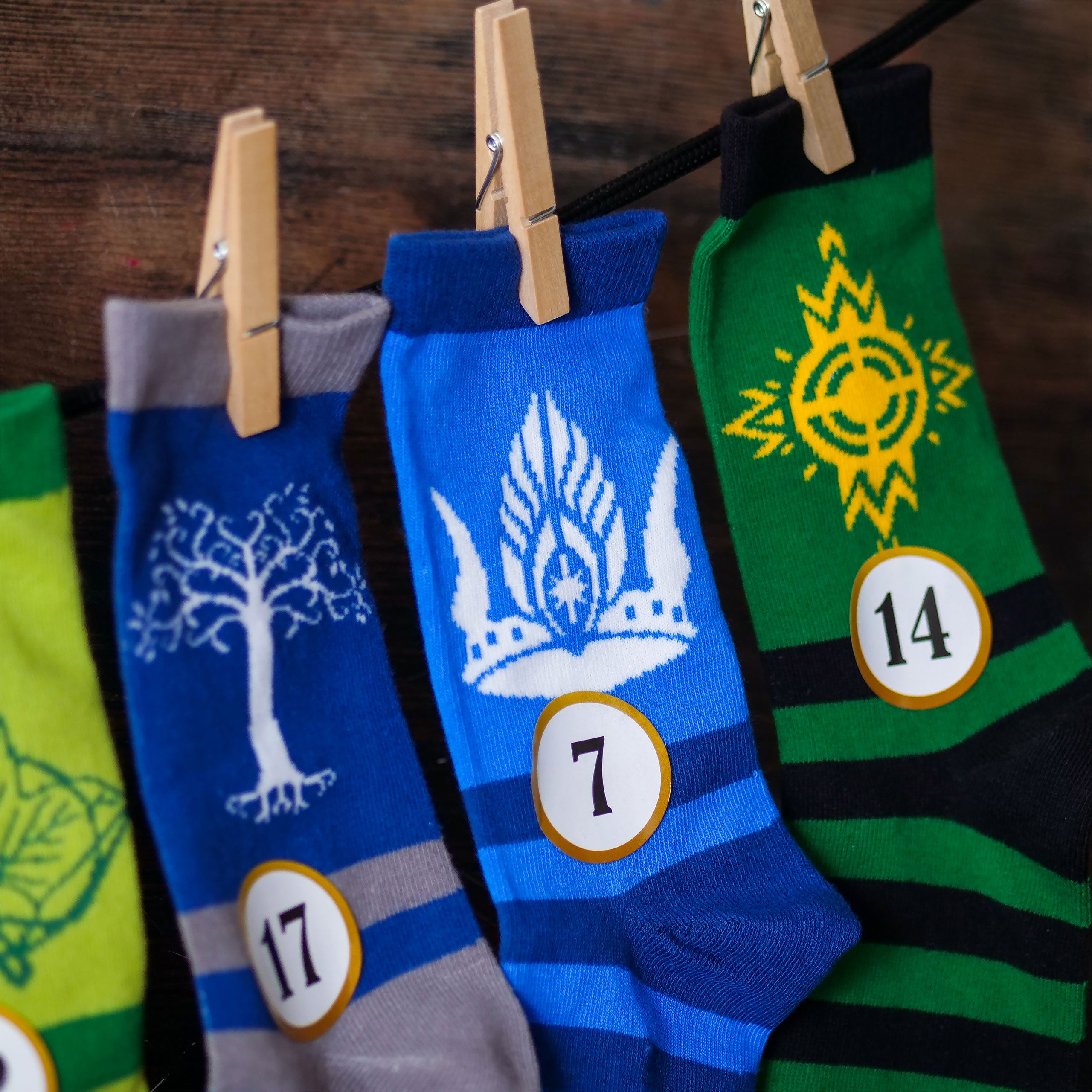 Produktbild Der Herr der Ringe Socken Adventskalender zum Befüllen