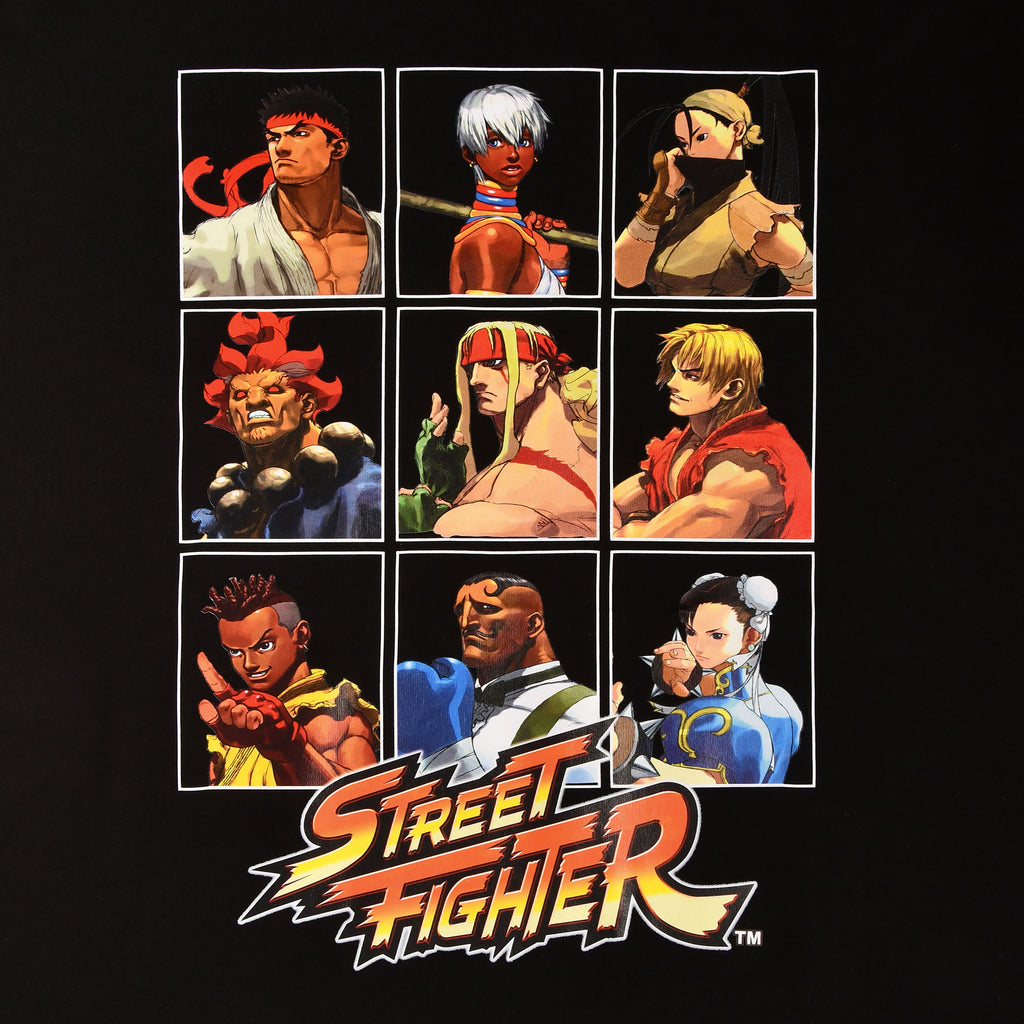 Produktbild Street Fighter - Characters T-Shirt schwarz