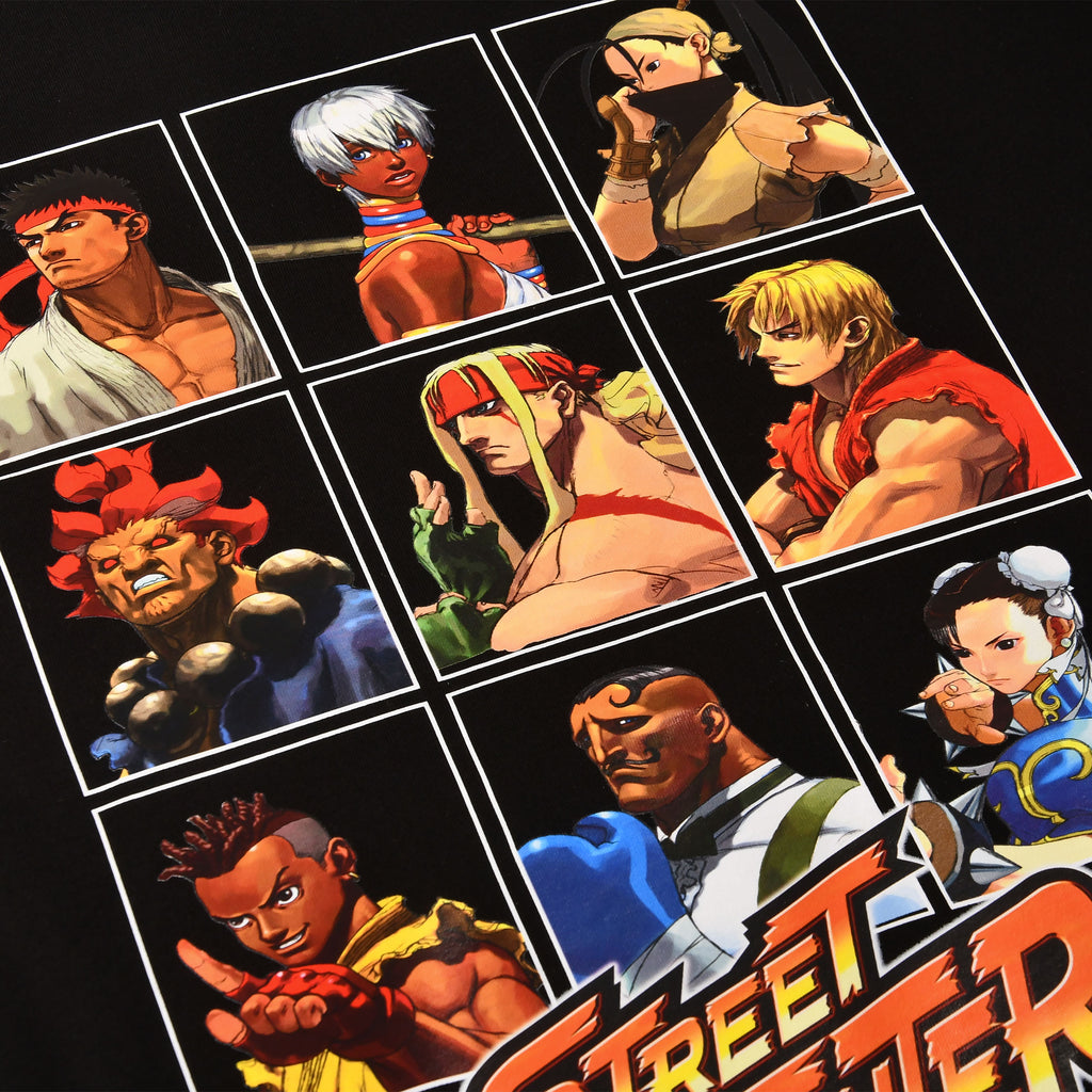 Produktbild Street Fighter - Characters T-Shirt schwarz