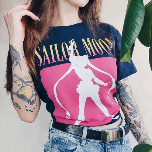 Produktbild Sailor Moon - Silhouette T-Shirt blau