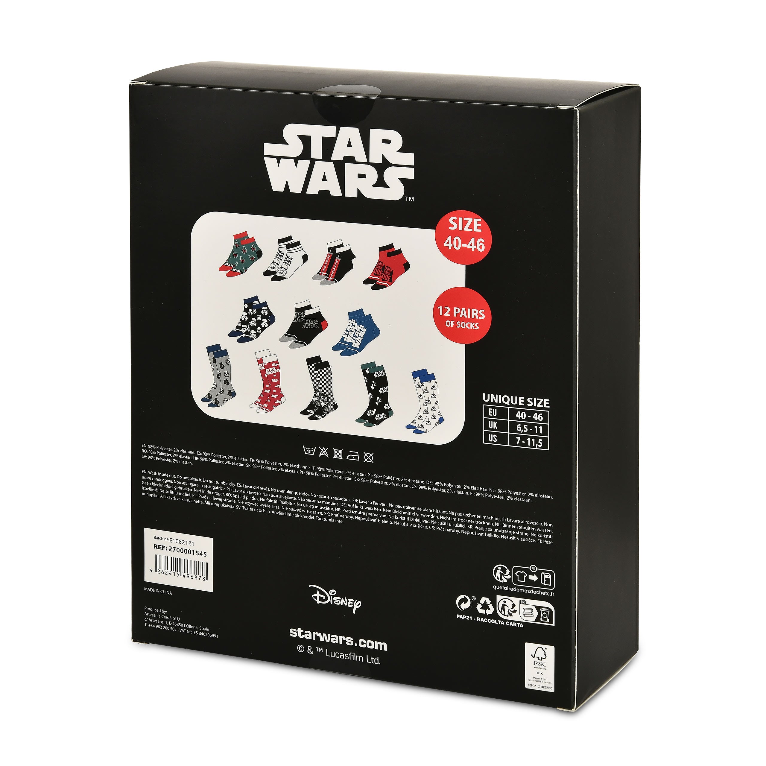 Produktbild Star Wars - Socken Adventskalender