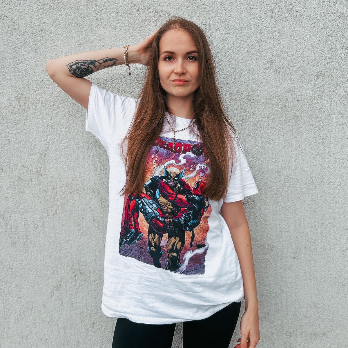 Product image Deadpool and Wolverine Best Bubs Comics T-Shirt White
