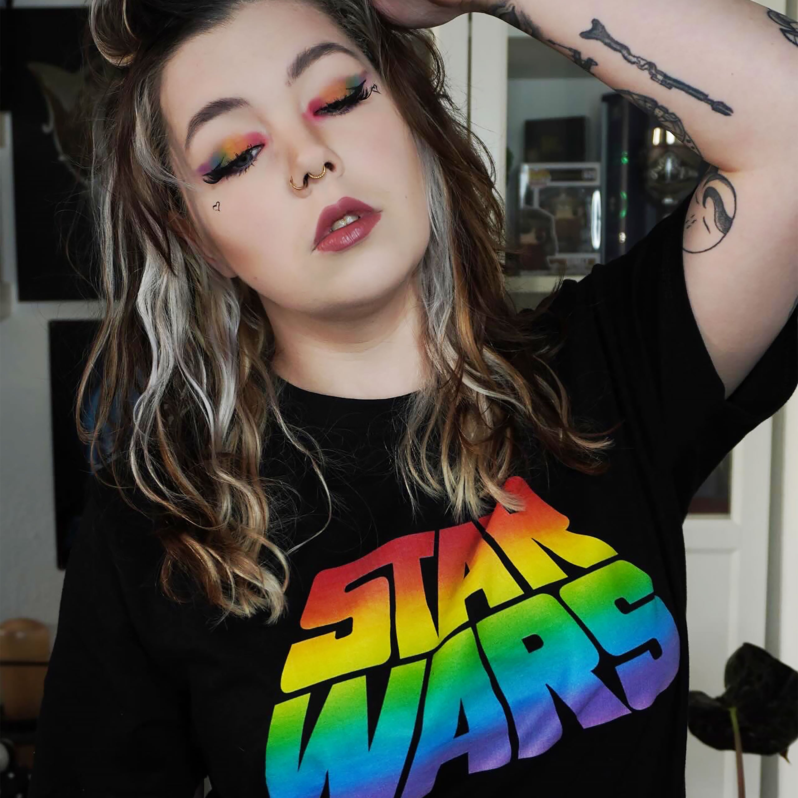Produktbild Star Wars - Pride Logo T-Shirt schwarz