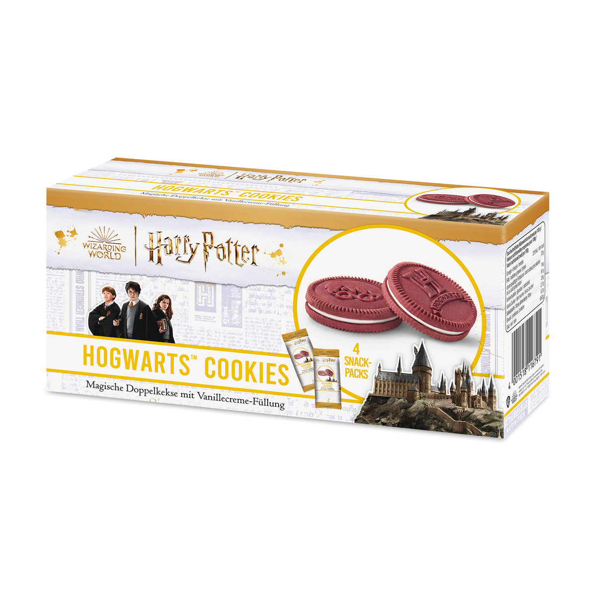 Produktbild Harry Potter - Hogwarts Kekse mit Vanillecreme-Füllung