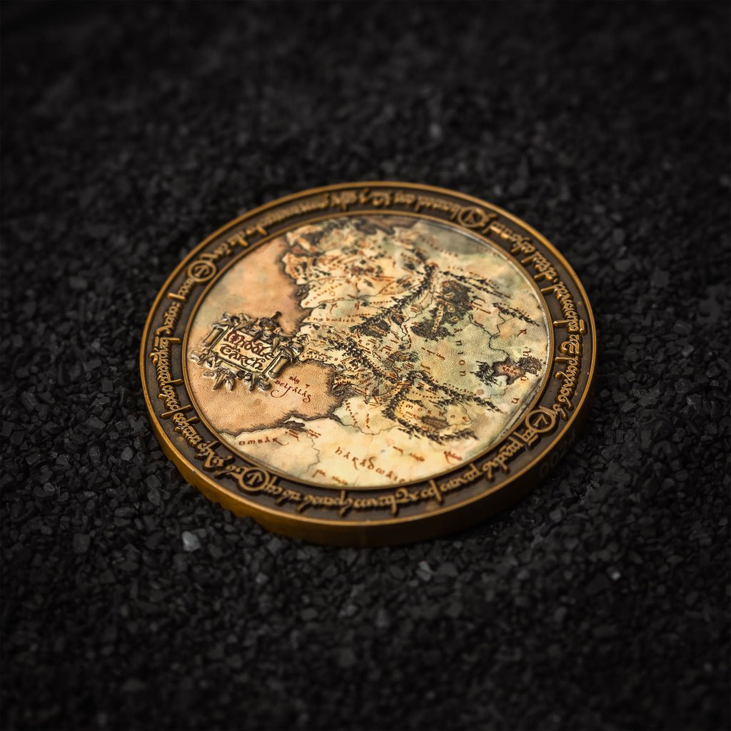 Produktbild Der Herr der Ringe - Mittelerdekarte Sammlermünze limitiert