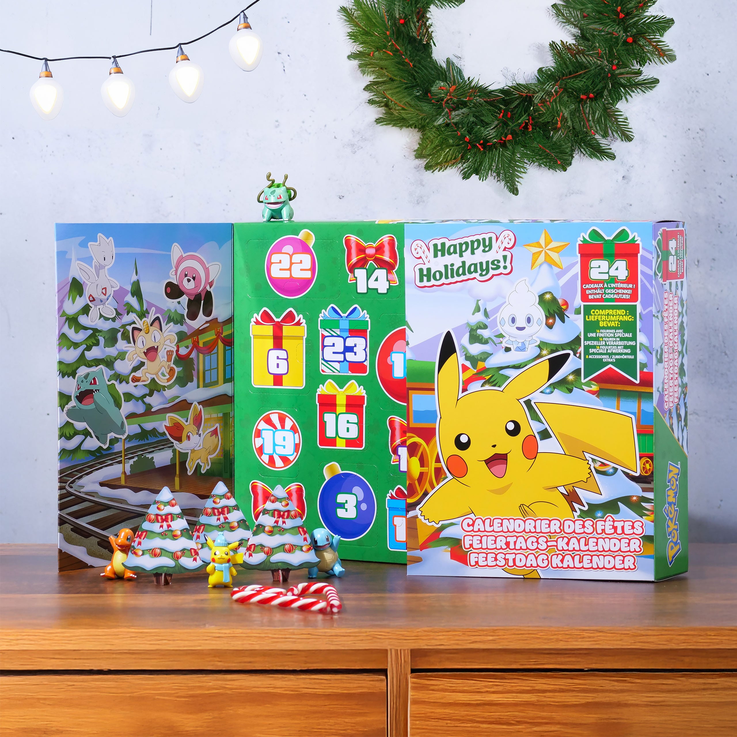 Produktbild Pikachu Happy Holidays Adventskalender - Pokemon
