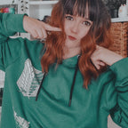 Produktbild Scout Symbol Military Hoodie grün - Attack on Titan