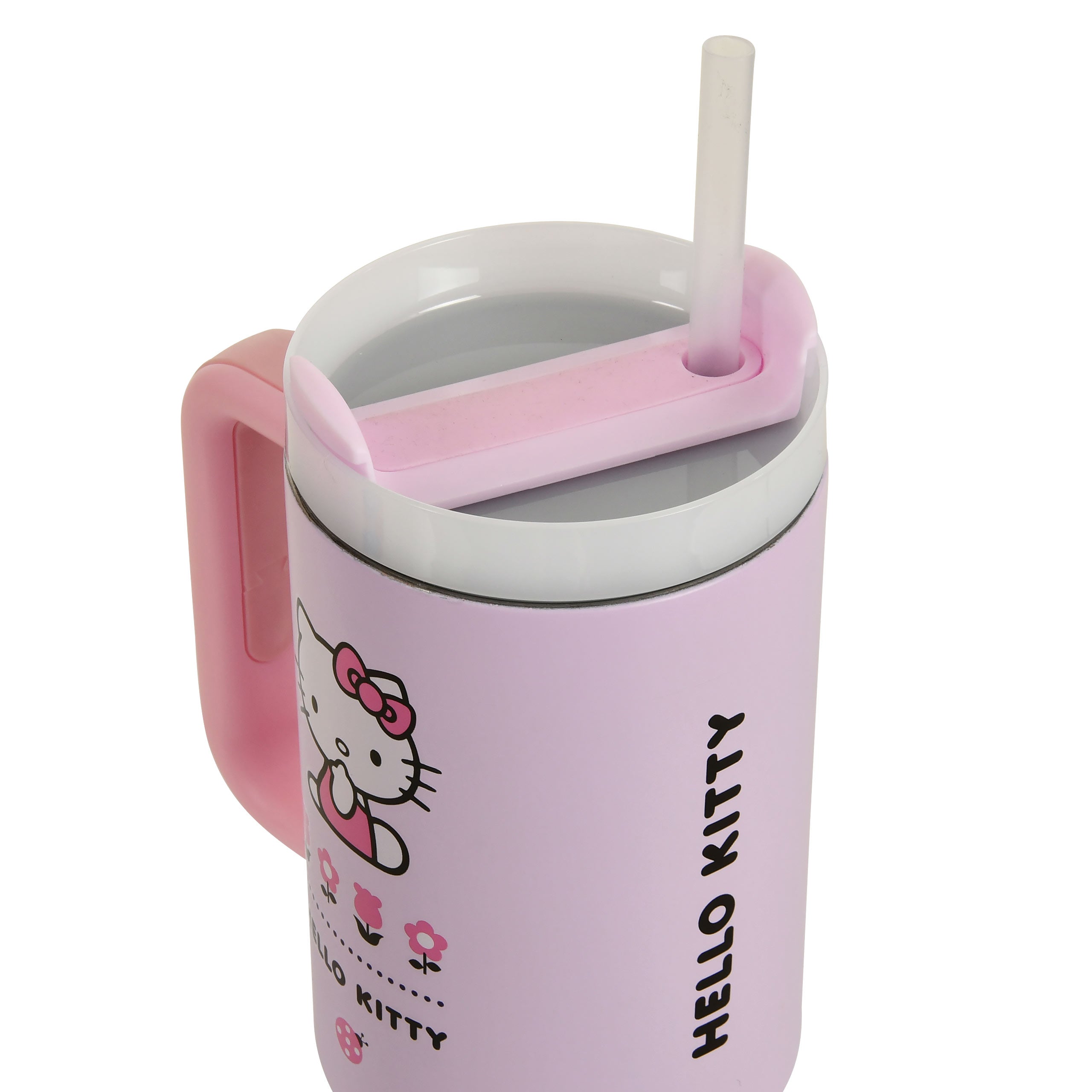 Produktbild Hello Kitty - Flower To Go Becher mit Strohhalm