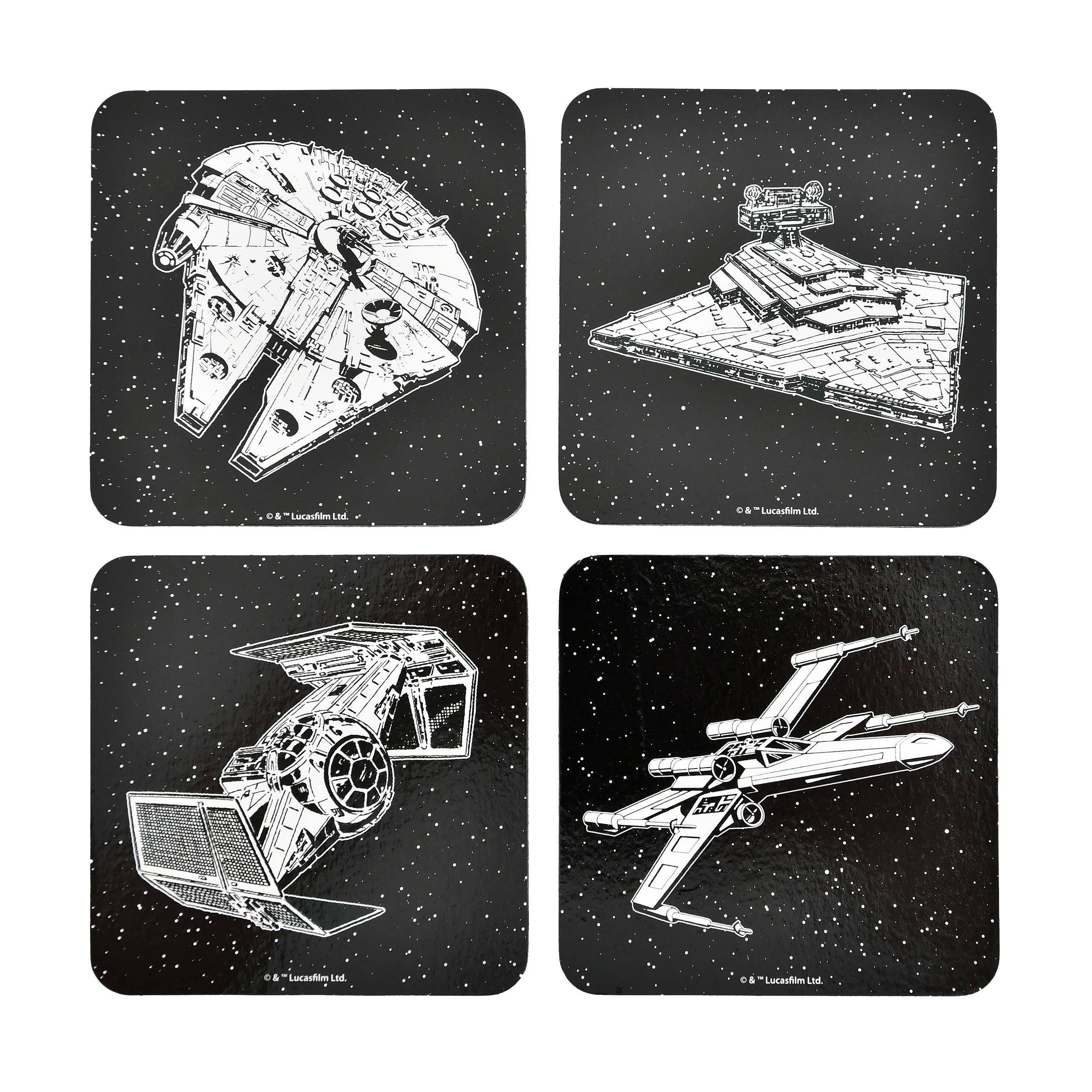 Produktbild Star Wars - Spaceship Untersetzer Set