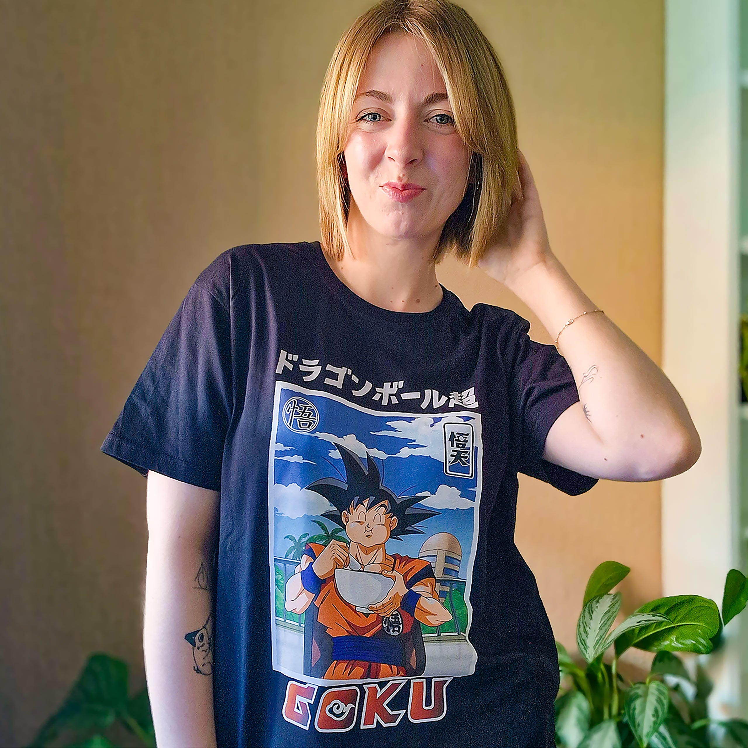 Produktbild Dragon Ball - Goku Eat T-Shirt schwarz