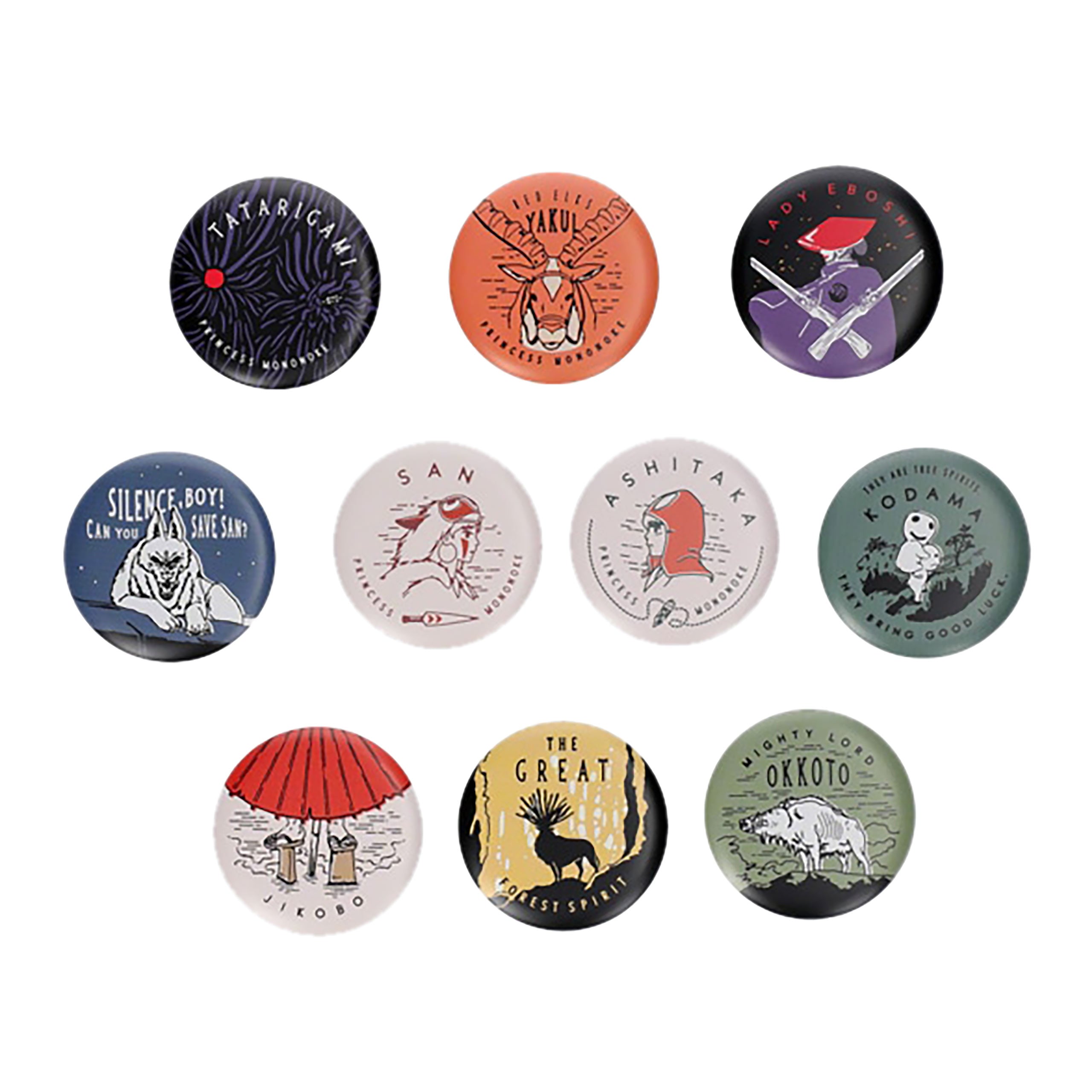 Produktbild Prinzessin Mononoke Mystery Button