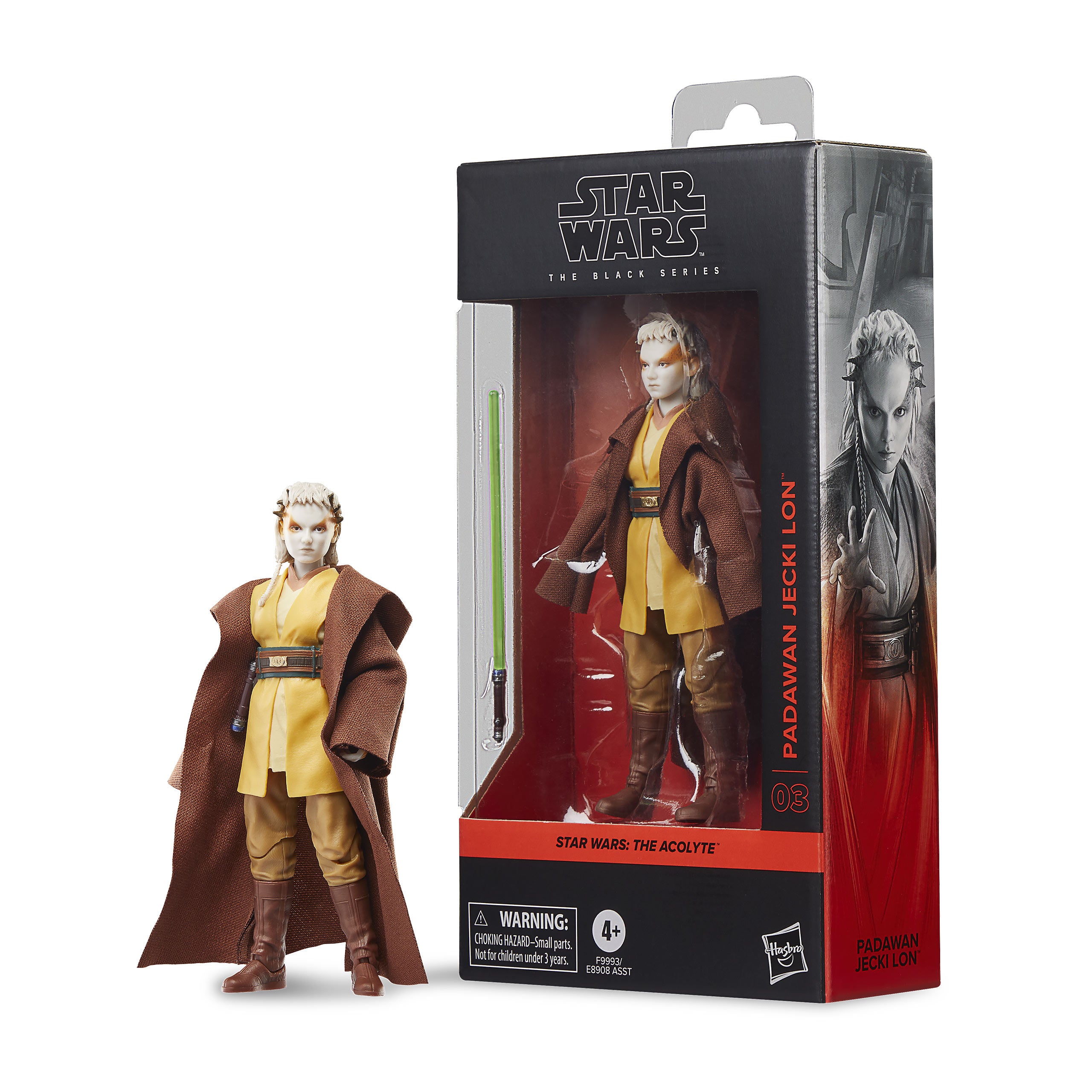 Produktbild Star Wars: The Acolyte - Padawan Jecki Lon Black Series Actionfigur