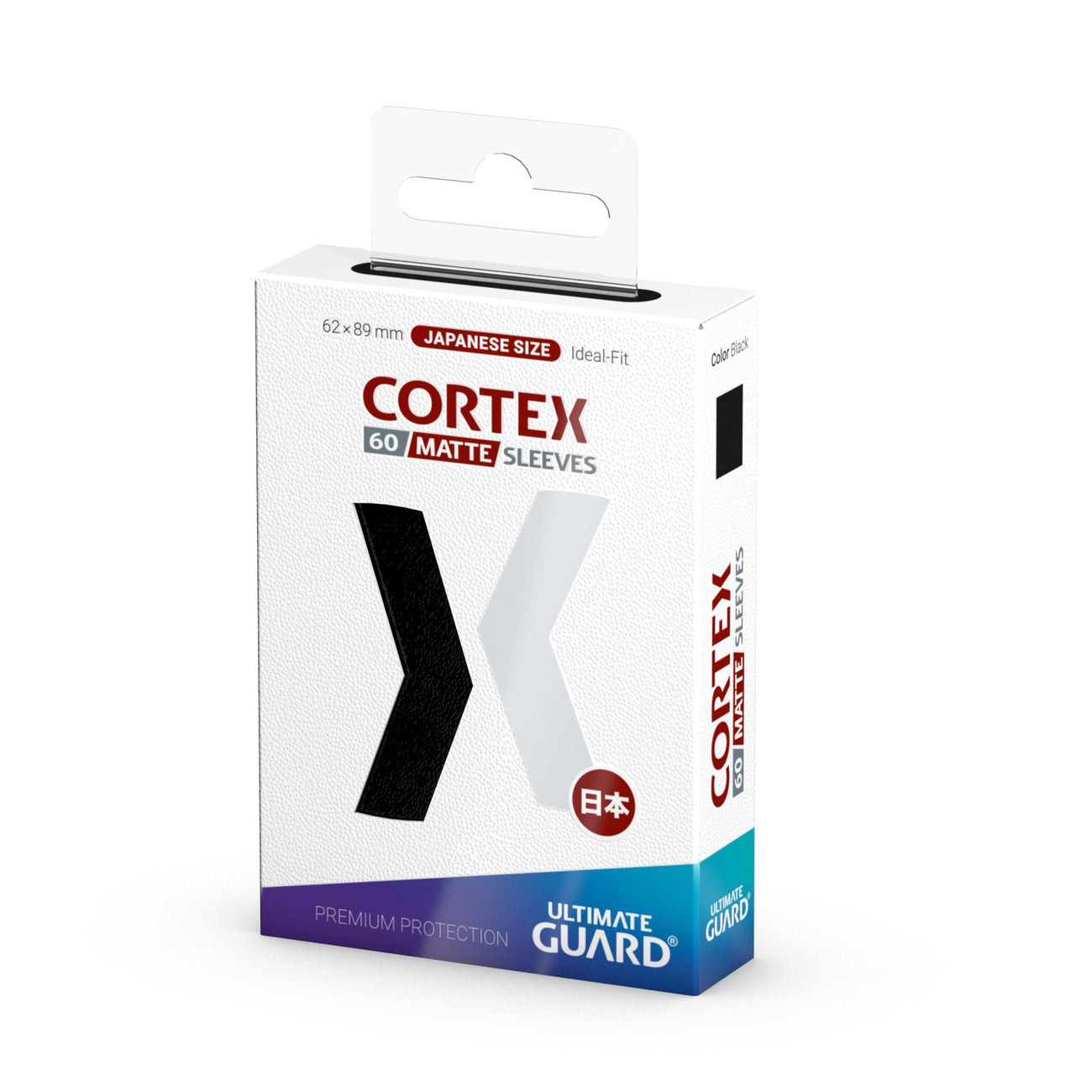 Produktbild Cortex Kartenhüllen matt-schwarz 60er Set Ultimate Guard für TCG japanische Größe