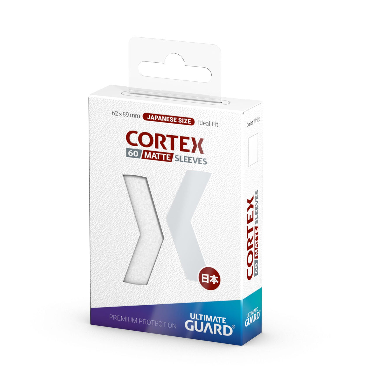 Produktbild Cortex Kartenhüllen matt-weiß 60er Set Ultimate Guard für TCG japanische Größe