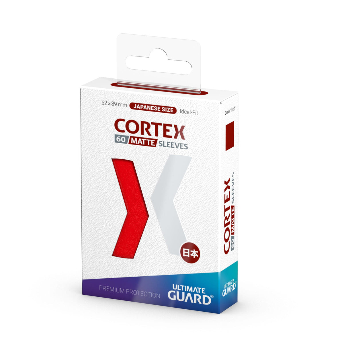Produktbild Cortex Kartenhüllen matt-rot 60er Set Ultimate Guard für TCG japanische Größe