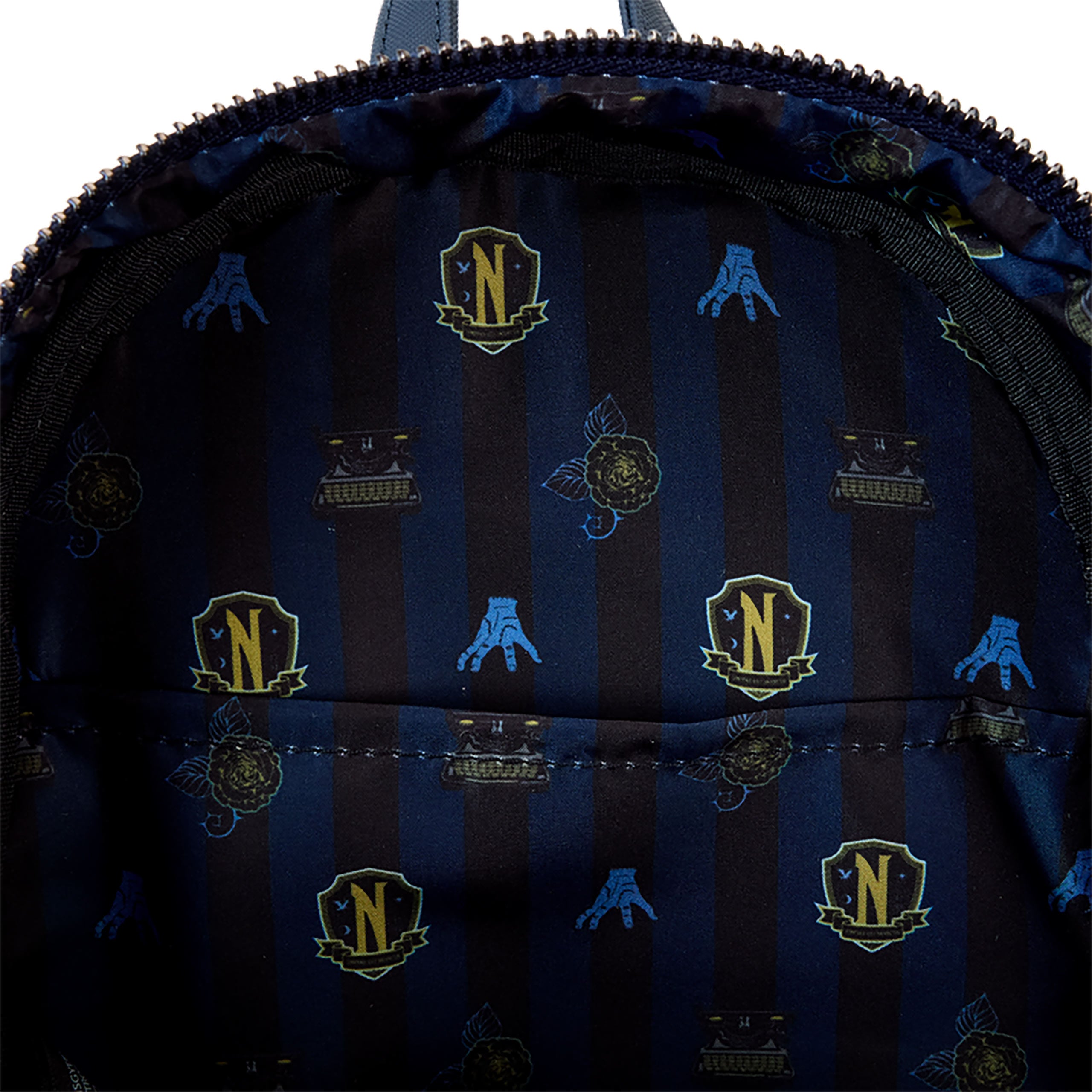 Produktbild Wednesday - Nevermore Academy Glow in the Dark Mini Rucksack