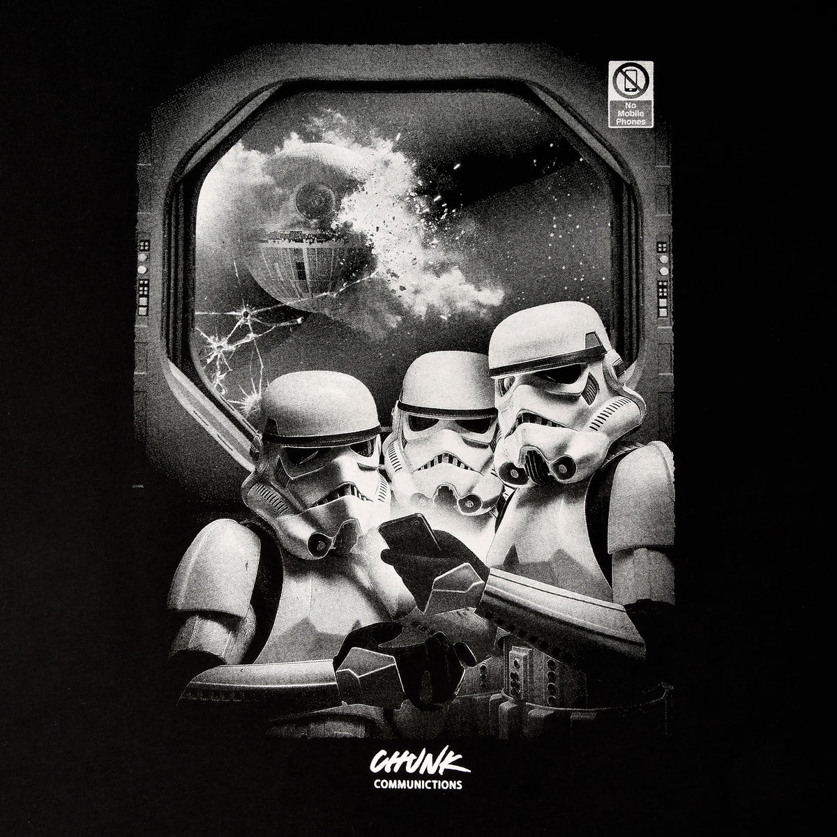 Product image No Phones! T-Shirt for Star Wars Fans black