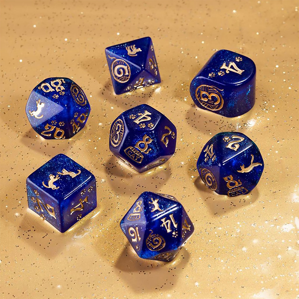 Produktbild Cats Meowster Modern RPG Würfel Set 7tlg