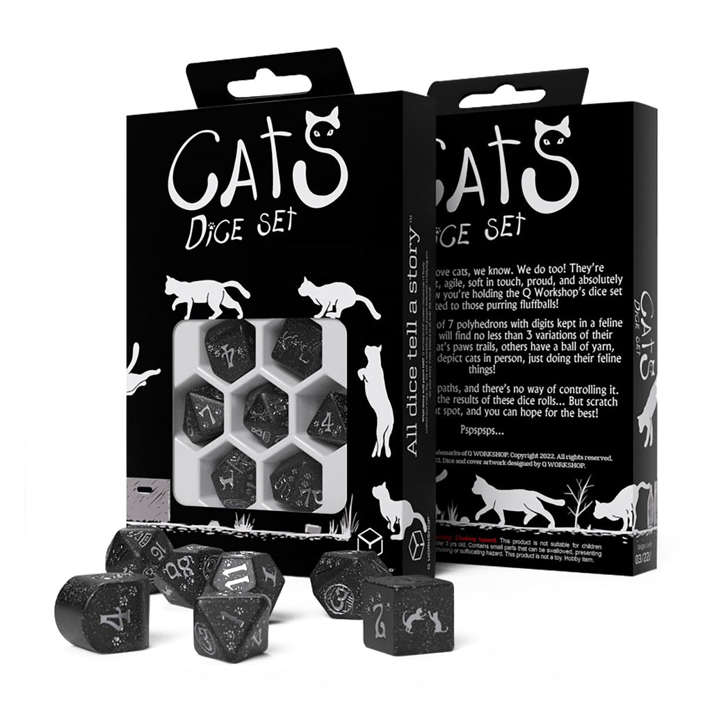 Product image Cats Waffle Modern RPG Dice Set 7pcs