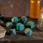 Produktbild Steampunk Clockwork Nautical Apparatus Modern RPG Würfel Set 7tlg