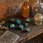 Produktbild Steampunk Clockwork Nautical Apparatus Modern RPG Würfel Set 7tlg