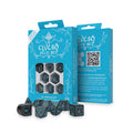 Produktbild Elvish RPG Würfel Set 7tlg schwarz-blau