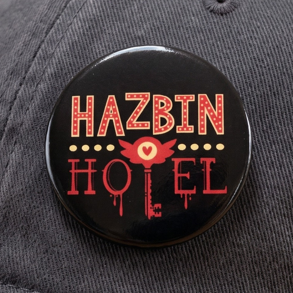 Produktbild Logo Button für Hazbin Hotel Fans