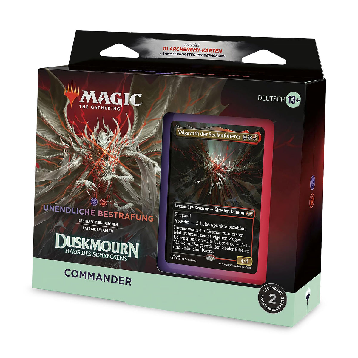 Produktbild Duskmourn: Haus des Schreckens Commander Deck Unendliche Bestrafung - Magic The Gathering