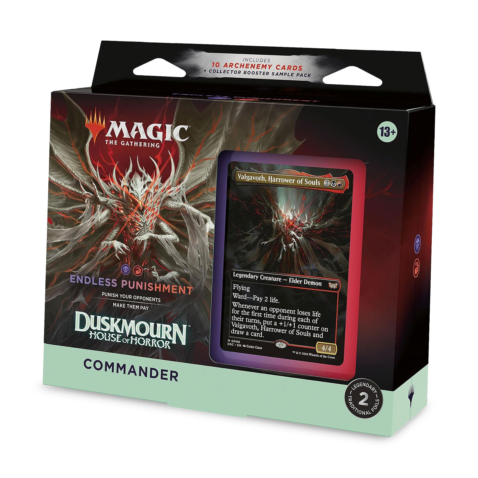 Produktbild Duskmourn: House of Horror Commander Deck Endless Punishment - Magic The Gathering