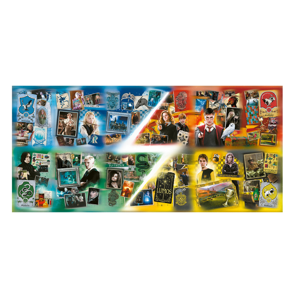 Produktbild Harry Potter - Hogwarts Häuser Puzzle Kollektion mit Poster